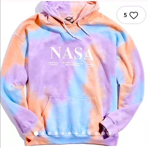 Urban Outfitters Other - Urban Outfitters NASA Tye Dye Hoodie